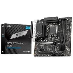 Placa Mãe MSI Pro B760M-A Wi-Fi LGA 1700 DDR5