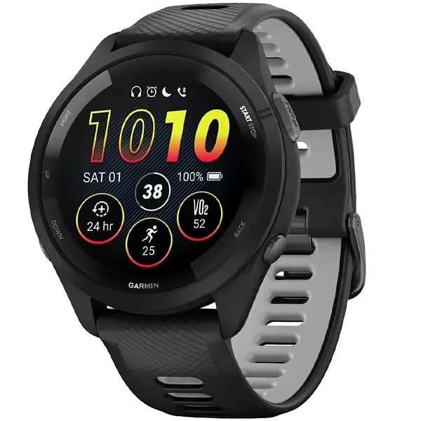 Relógio Garmin Forerunner 265 010-02810 com GPS WI-FI - Preto