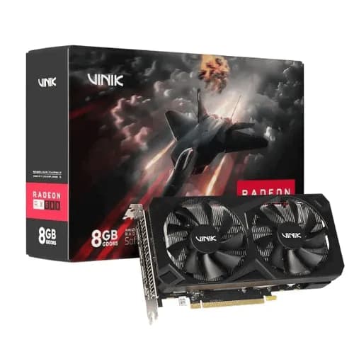 Vinik Placa de Video PCI-E AMD Radeon RX 580 8GB GDDR5 256b GPUVK580V28GBF2