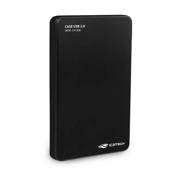 C3 Tech Case P/ HD 2,5" USB 2.0 Preto Ch-200bk