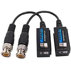 Conector de Vídeo Balun Visualarm VSA-009-HD Tvi / Cvi / Ahd / Cvbs - Preto