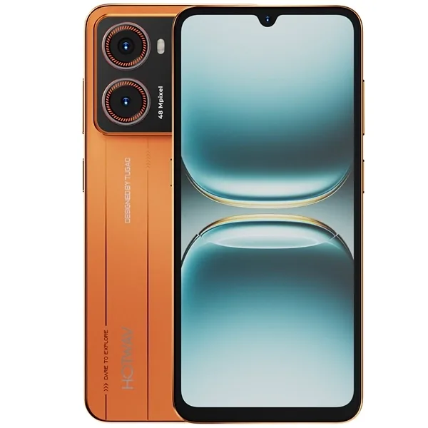 Celular Hotwav X100GT Dual SIM 256GB 8GB RAM 6.9" 48MP 16MP NFC Sunset Orange