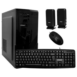 Gabinete Satellite K761 com Fonte 200W, Speaker, Mouse e Teclado Espanhol Preto