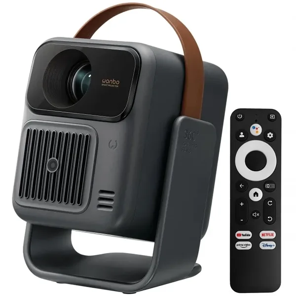Projetor Wanbo Togo Pro WPD34 500 Ansi Lúmens com WI-FI Bluetooth Portátil - Dark Blue
