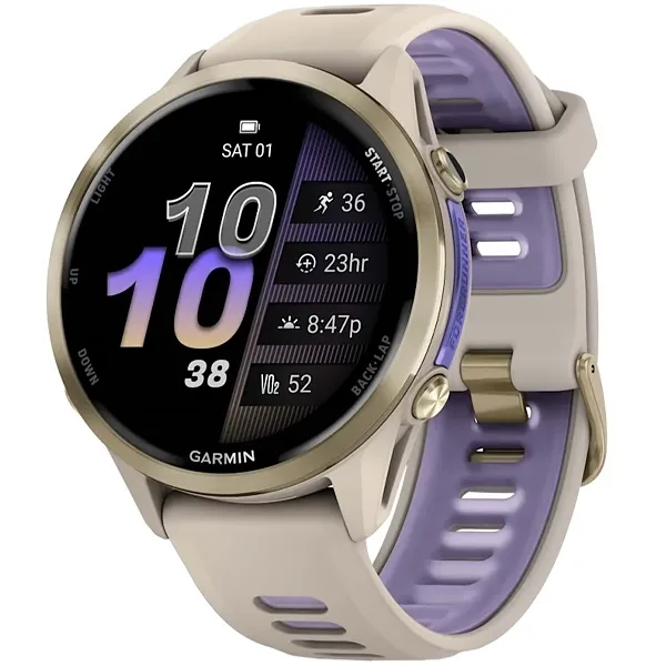 Relógio Garmin Forerunner 970 010-02969-02 com GPS Bluetooth - Gray Indigo