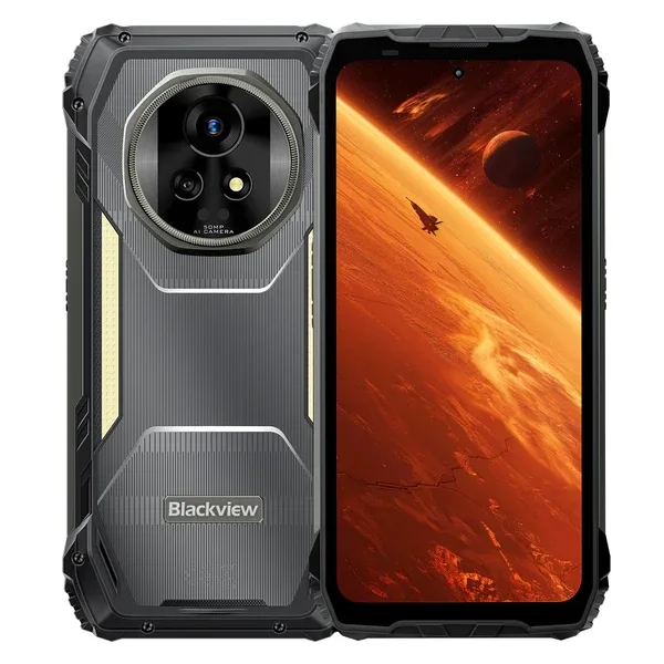 Celular Blackview Xplore 2 NFC Dual SIM 16GB RAM 1TB 6.73" 50MP Preto Amarelo