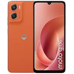 Celular Motorola G06 XT2535-2 4GB RAM 256GB 6.9" Dual Sim LTE Laranja Pantone Arabesque
