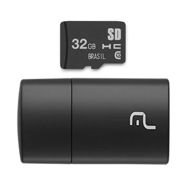 Multilaser Pen Drive Adaptador Micro Sd + Cart Sd 32 GB Class10