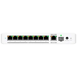 Hub Switch Unifi Ubnt USW-FLEX-2.5G-8-POE / 8 Portas Gigabit RJ45 Poe / 196W