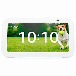 Caixa de Som Amazon Echo Show 5 3ª Geração com Tela 5.5" Alexa Bluetooth Azul/Branco