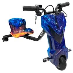 Triciclo Elétrico Hye TR01 / Bluetooth / Speaker / LED / 6.5" - Blue Orange