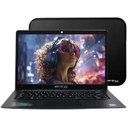Notebook FTX N14-C2564IN Intel Celeron N4020 4GB RAM 256GB SSD 14" HD Preto