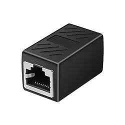 Adaptador Extender RJ45 / RJ45 - Preto