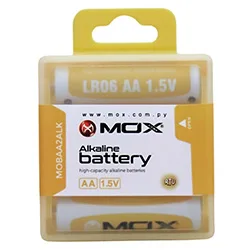 Pilhas Mox Alkaline LR06 1.5V / Aa - Kit com 2