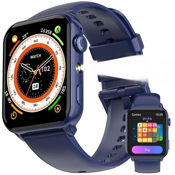 Relógio Blackview R30 Max com Bluetooth - Azul + Pulseira