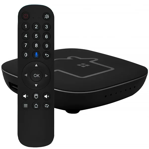Receptor Fta Htv H9 4k Ultra HD de 16GB Emmc 2GB RAM - Preto