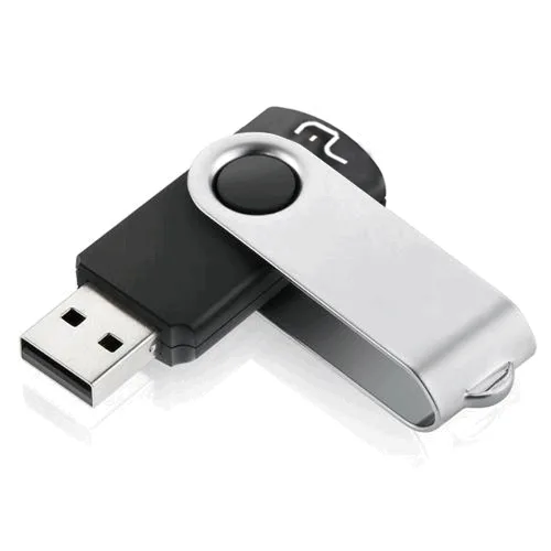 Multilaser Pen Drive 8 GB Twist Preto USB 2.0