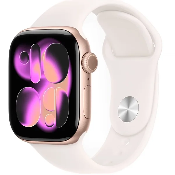 Apple Watch Series 11 42 MM S M Meu04lw A3331 GPS - Rose Gold Aluminum Light Blush Sport