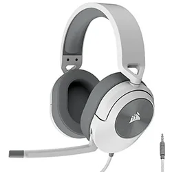Headset Gamer Corsair HS55 Surround V2 Com Fio Branco/Cinza