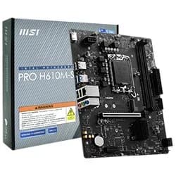 Placa Mãe MSI Pro H610M-S DDR4 Socket LGA 1700