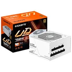 Fonte Gigabyte GP-UD750GM PG5 ICE V2 750W 80 Plus Gold Modular ATX 3.1 Branco