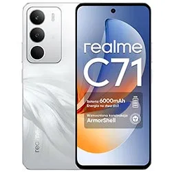 Celular Realme C71 RMX5303 Dual Sim de 256GB 8GB RAM de 6.67" 50mp 5mp - White Swan (anatel)