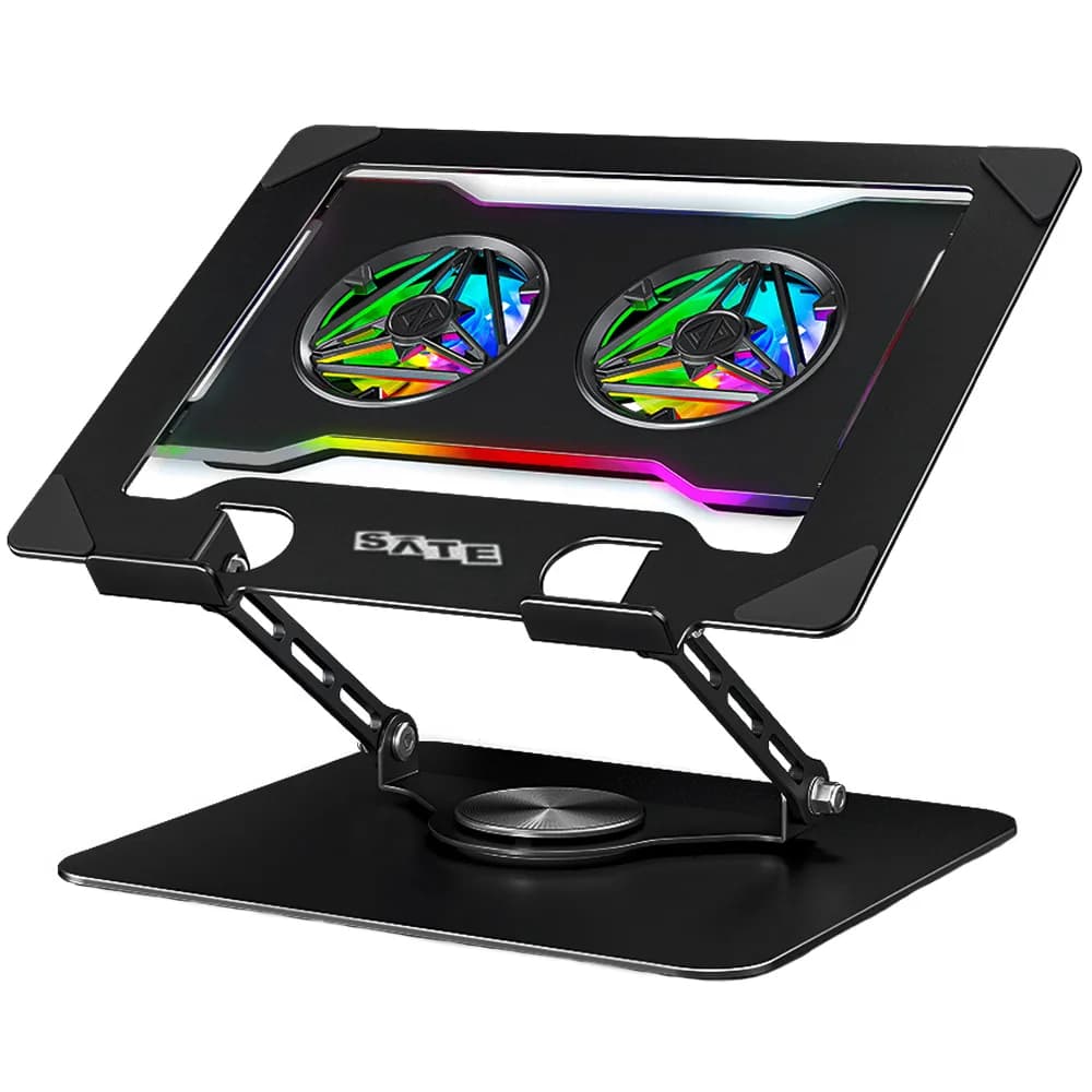 Cooler para Notebook Satellite A-CP30 RGB / USB / 10" Até 17" - Preto