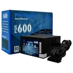 Fonte de Alimentação Mtek PSR-600 Real 600W ATX / Semi Modular / 80 Plus