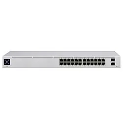 Hub Switch Ubnt USW-24-BR Unifi Gigabit 24 Portas / RJ-45 / 2p / 1G / Sfp / 120W