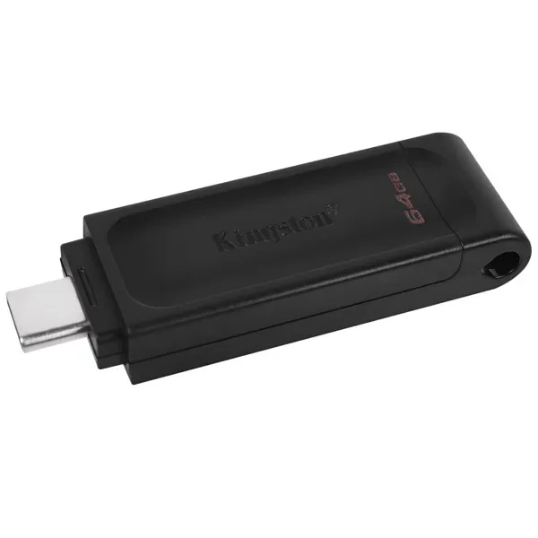 Pendrive de 64GB Kingston Datatraveler 70 Dt70 Usb-c - Preto