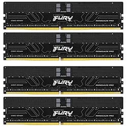 Memória Kingston Fury Renegade Pro DDR5 128GB (4x32GB) 6400MHz Preto KF564R32RBE2K4-128
