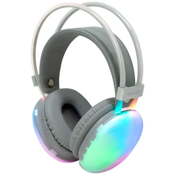 Fone de Ouvido sem Fio Satellite Ae-9079 Pure Bass - Prata Cinza
