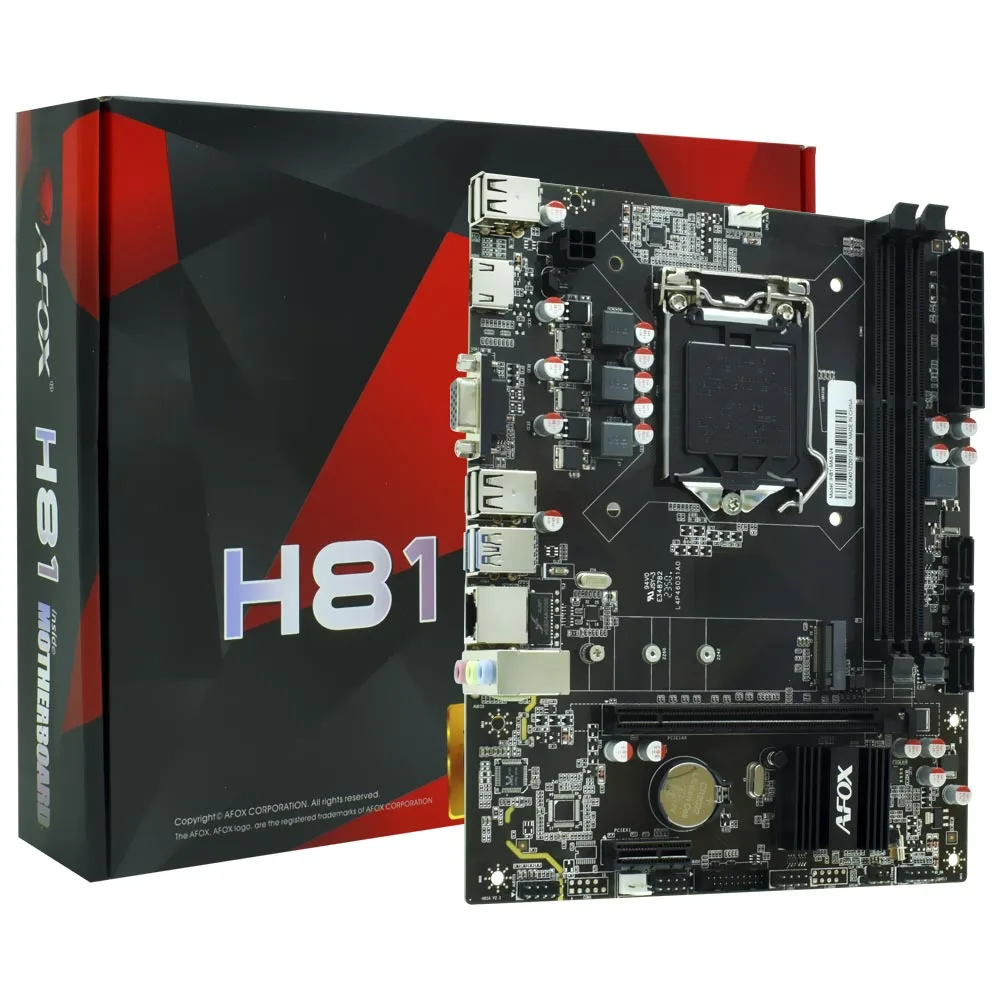 Placa Mãe AFOX IH81-MA5-V4 Socket LGA 1150 VGA DDR3