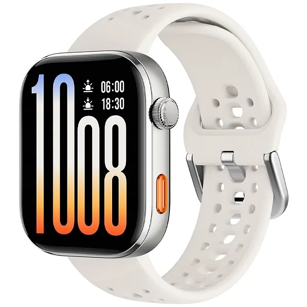 Relógio Haylou Watch Hyper HSS02 com GPS Bluetooth - Prata Bege(anatel)