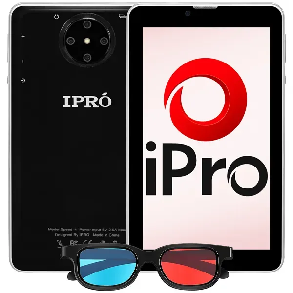 Tablet Ipro Speed-4 4G 32GB 2GB RAM de 7" 2mp 2mp - Preto