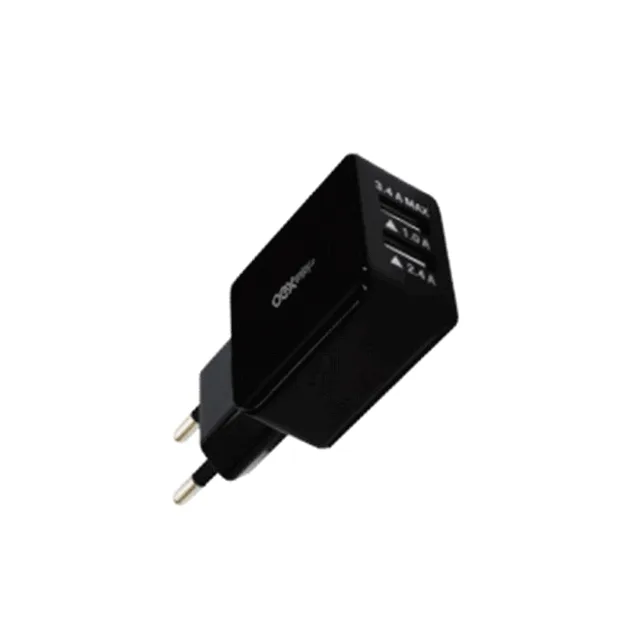 Oex Carregador 2 Saidas USB 10W P/tomada Cg201 Preto 48.5974