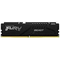 Memória RAM Kingston Fury Beast DDR5 32GB 6400MHZ - Preto (kf564c32bbe-32)