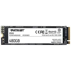 SSD Patriot P310 480GB NVMe M.2