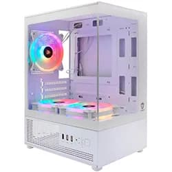 Gabinete Gamer Satellite K8502 Micro ATX / 3 Cooler - Branco