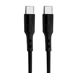 Cabo Mtek Usb-c Macho a Usb-c Macho MC-18CCM 1.8m - Preto