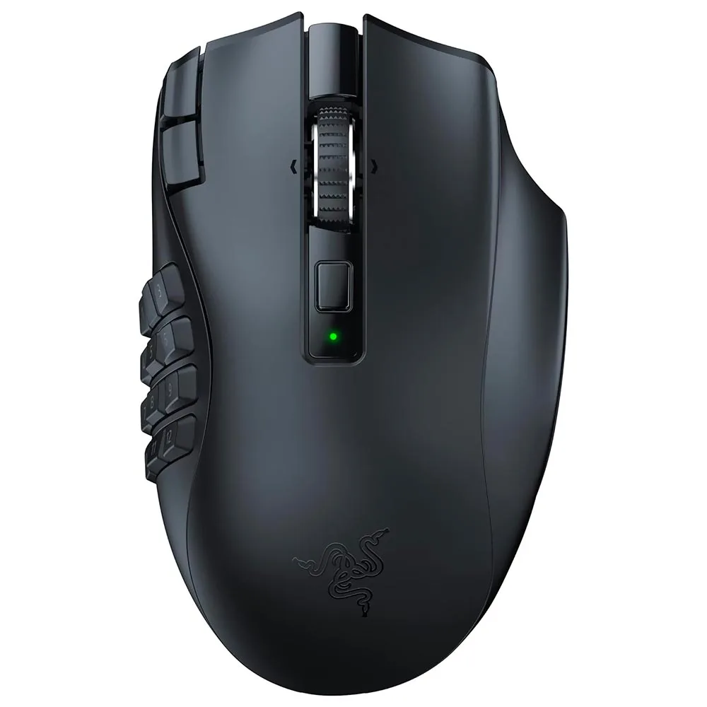 Mouse Gamer Razer Naga V2 Hyperspeed Wireless - Preto (rz01-03600100-r3u1)