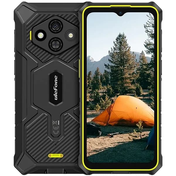 Celular Ulefone Rugking 3 Pro 128GB 8GB RAM 6.56" 48+2MP 8MP NFC Dual SIM Preto Verde