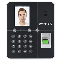 Leitor Biométrico de Tempo e Assistência Ftx FBM-01 Facial - Preto