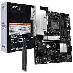 Placa Mãe Asrock B550 Rock WI-FI Socket Am4 / DDR4