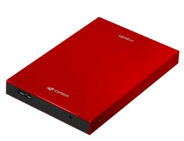 C3 Tech Case P/ HD 2,5" USB 3.0 Vermelho Ch-400rd