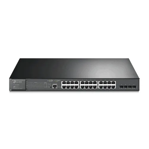Switch Gerenciável TP-Link L2+ 24 Portas Gigabit PoE+ 4 Slots SFP TL-SG3428MP