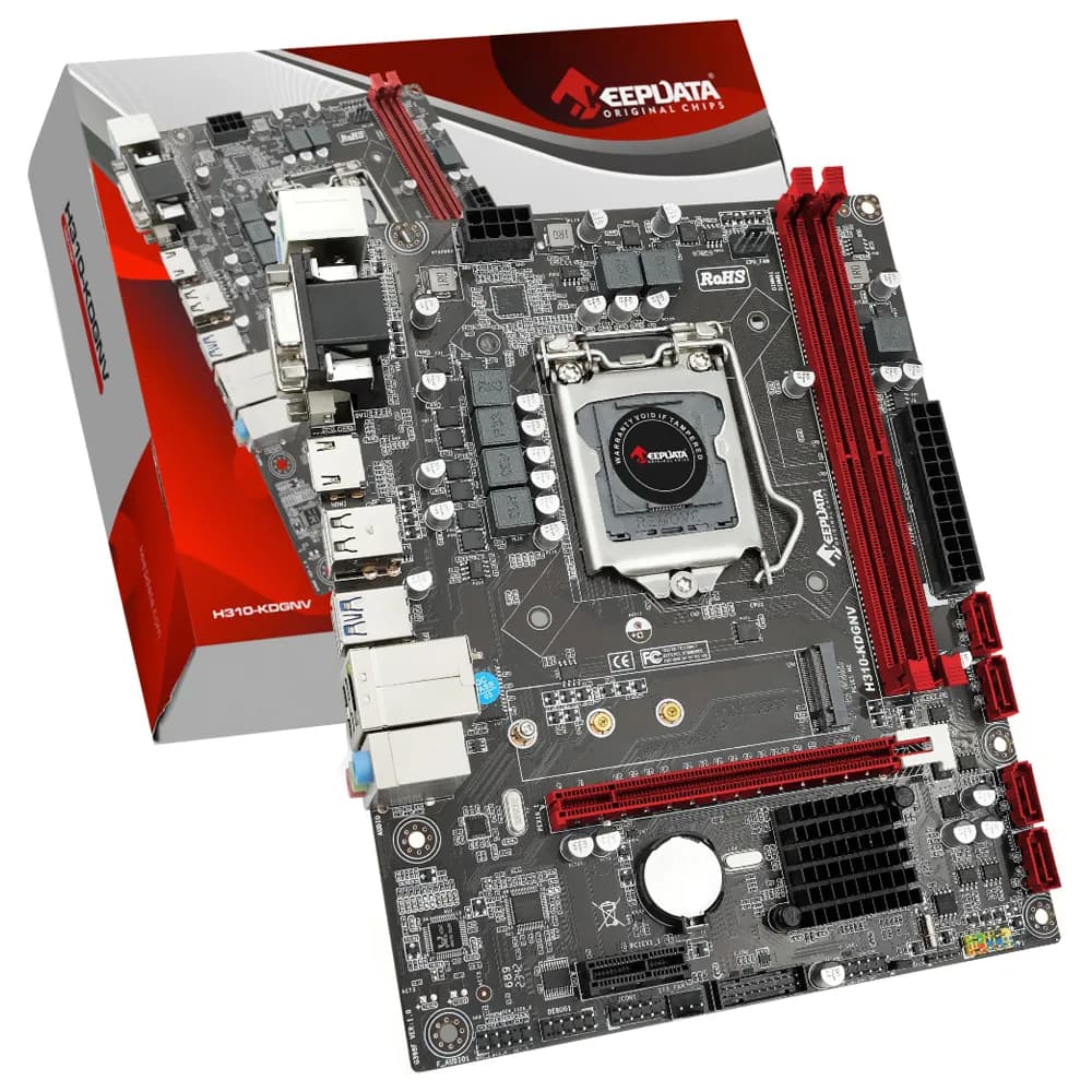 Placa Mãe Keepdata H310-KDGNV Socket Lga 1151 / VGA / DDR4
