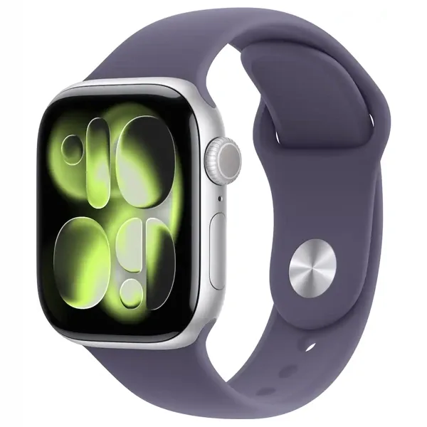 Apple Watch Series 11 42mm GPS Prata Alumínio Roxo Fog Sport MEU74LW A3331