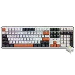 Teclado Gamer Redragon K689WBO-RGB-PRO Wyvern Pro Wireless RGB Inglês Branco/Preto