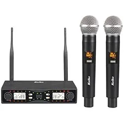 Microfone Kolke KPI-750 UHF Wireless - Preto (kit com 2)